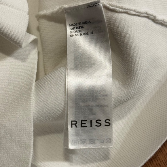 Reiss Sloane Knit Long Sleeve Blouse - Picture 7 of 9